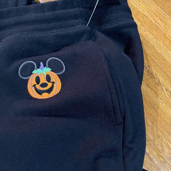 DisneyParks Mickey Mouse Pumpkin Halloween Sweatpants Size 1XL NWT - Picture 6 of 14